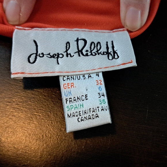 Joseph Ribkoff  Twist-Front Dress - Picture 4 of 4